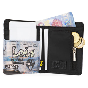 Cartera Hombre Sintetico Lois Rundle Negro