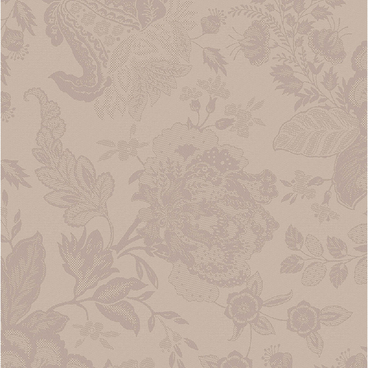 Serviette lin & coton anti tache motif jacquard Mille giverny naturel