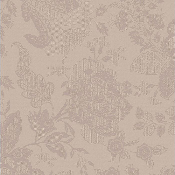 Serviette lin & coton anti tache motif jacquard Mille giverny naturel