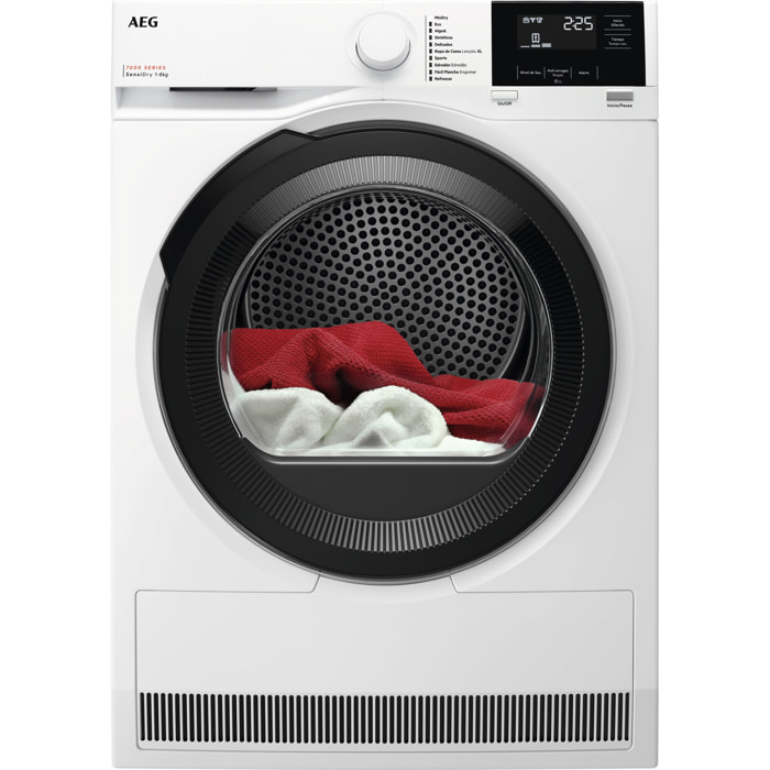 AEG Secadora con Bomba de Calor Serie 7000 SensiDry® de 8 kg TR718EBOB