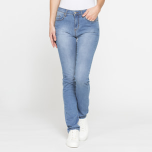 JEANS DONNA CINQUE TASCHE REGULAR FIT IN DENIM STRETCH 12,2oz