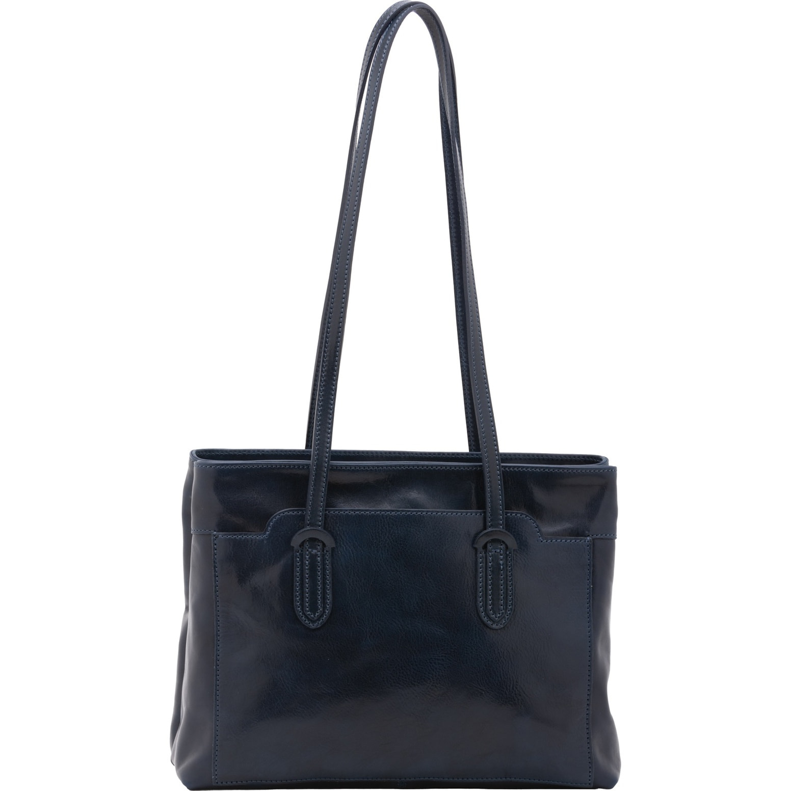 Borsa a spalla da donna - Modello Iduna Lux - Vera pelle - 35.0 x 26.0 x 12.0 cm