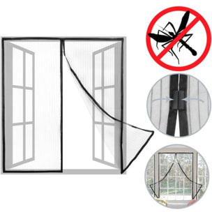 ZANZARIERA MAGNETICA 140X240 BIANCA