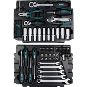 MAKPAC Caja de herramientas manuales 87 UDS - MAKITA -E-11542