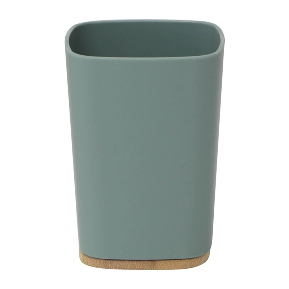 Vaso de baño Rubber hecho en abs y bambu verde