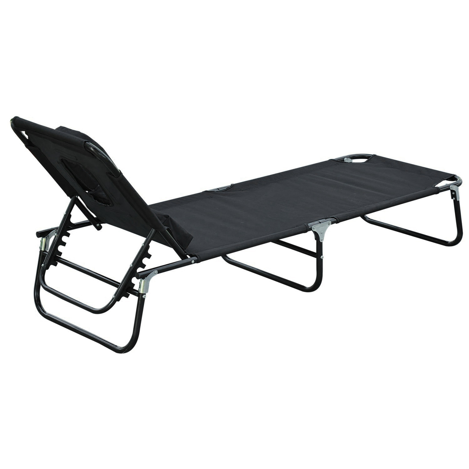 Transat de jardin – Pliable et confortable – Gain de place