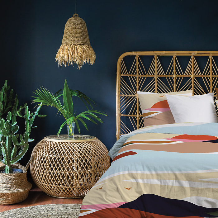 Parure Housse De Couette 3pcs 100% coton 47fils Safa