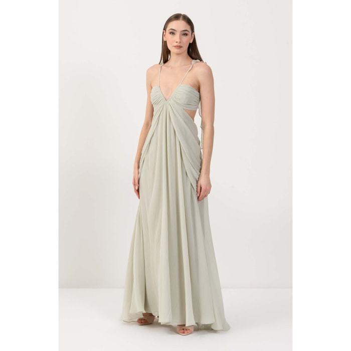 Kocca - Abito con cut-out e volants Donna