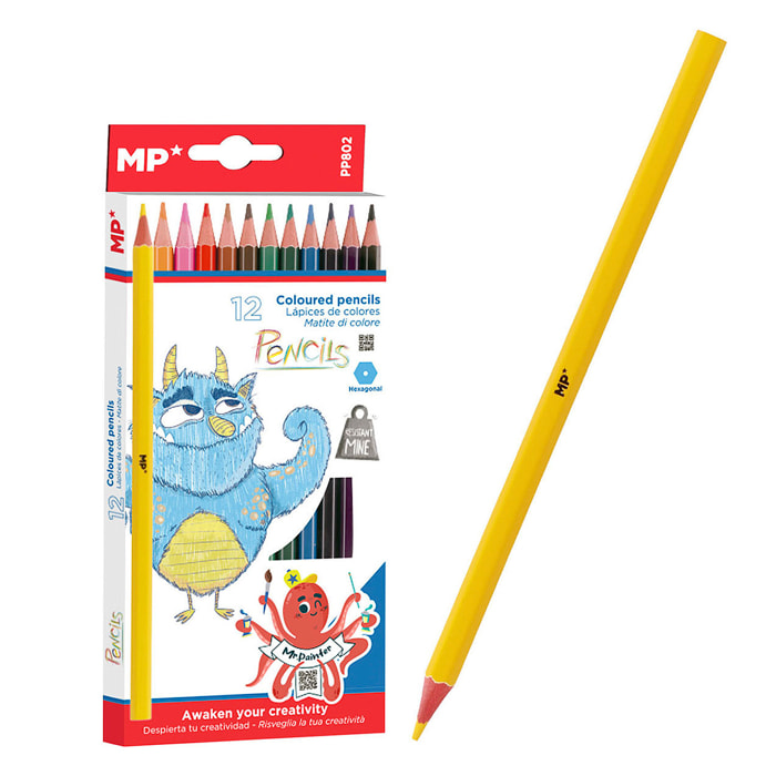 LÁPIZ DE COLOR 12 Uds.