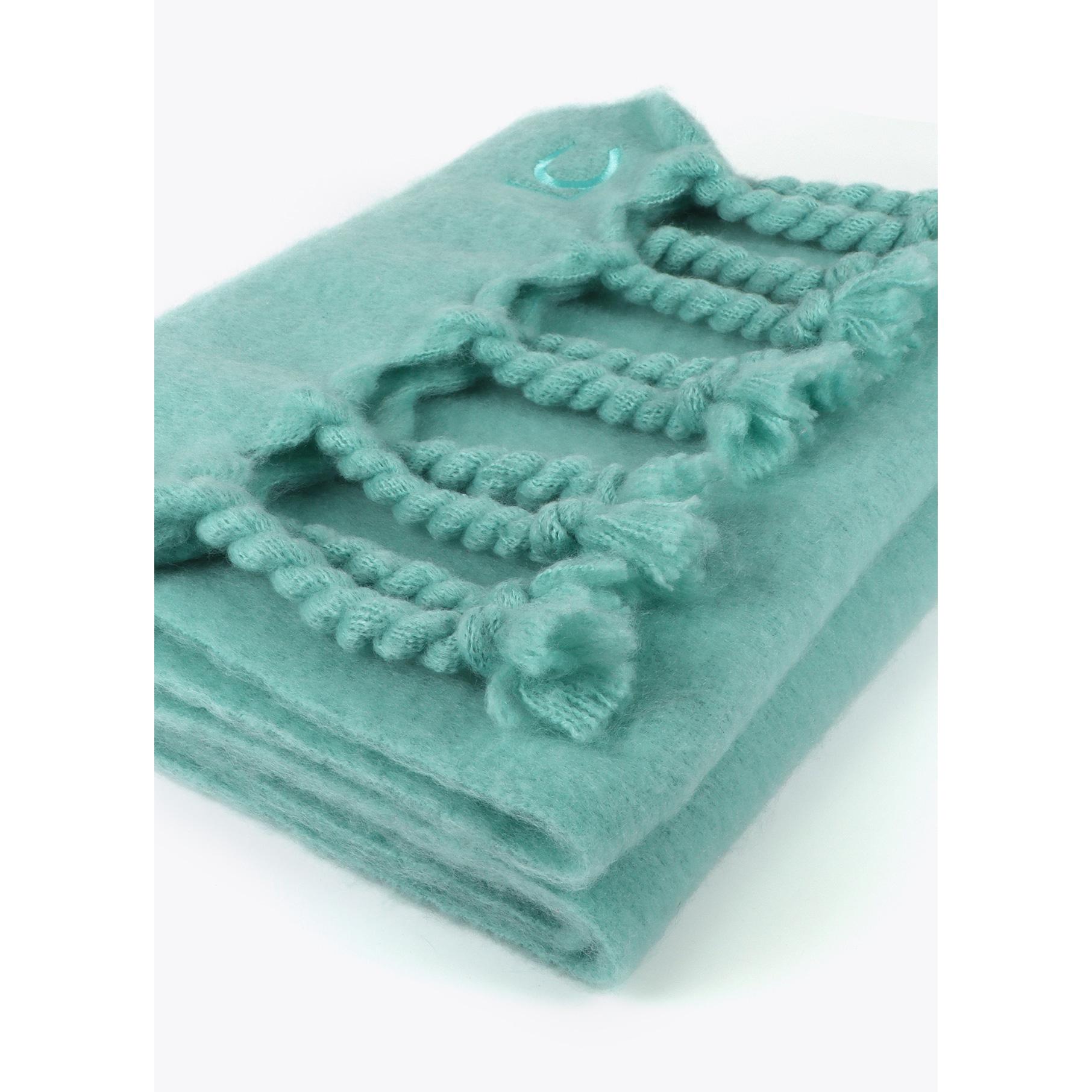 Sciarpa Liscia con Frange Spesse