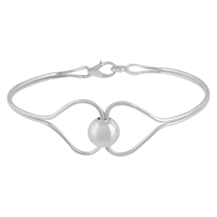 Pulsera plata "plata Única" TÚ y YO en plata925