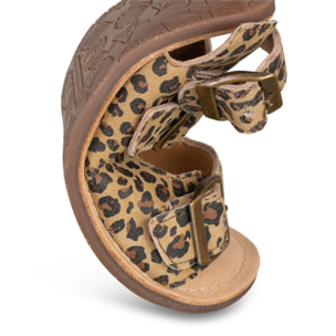 SANDALIA BAREFOOT PIEL CHETTO TIPO BIO ANIMAL PRINT