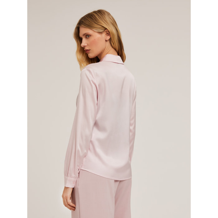 Motivi - Camicia satin - Rosa