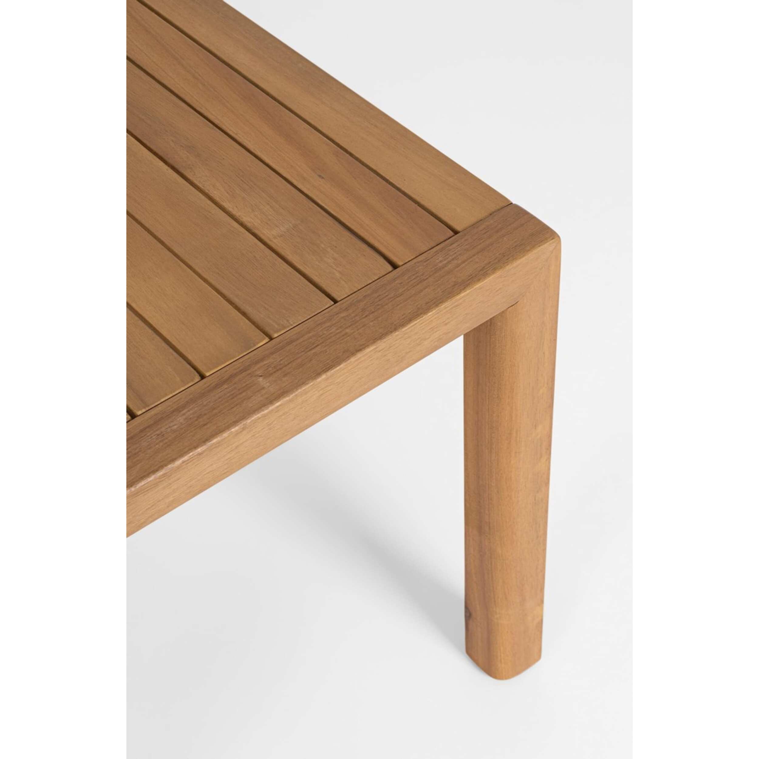 Tavolino quadrato MONSARAZ in legno di acacia, 47×47×41 cm