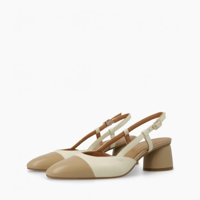 ZAPATOS DE SALÓN BEIGE ROL4343