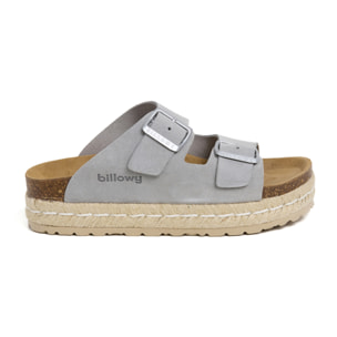 SANDALIA PLATAFORMA BILLOWY GRIS