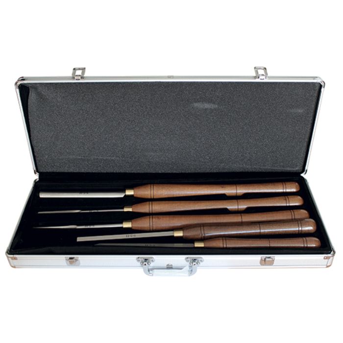 Coffret 5 outils de tourneur LEMAN - 870-500-05