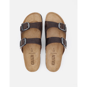 Sandalia Bio Piel Marrón - Cherokee