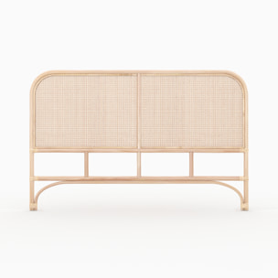 Tête de lit en rotin et cannage 140 cm - Grace
