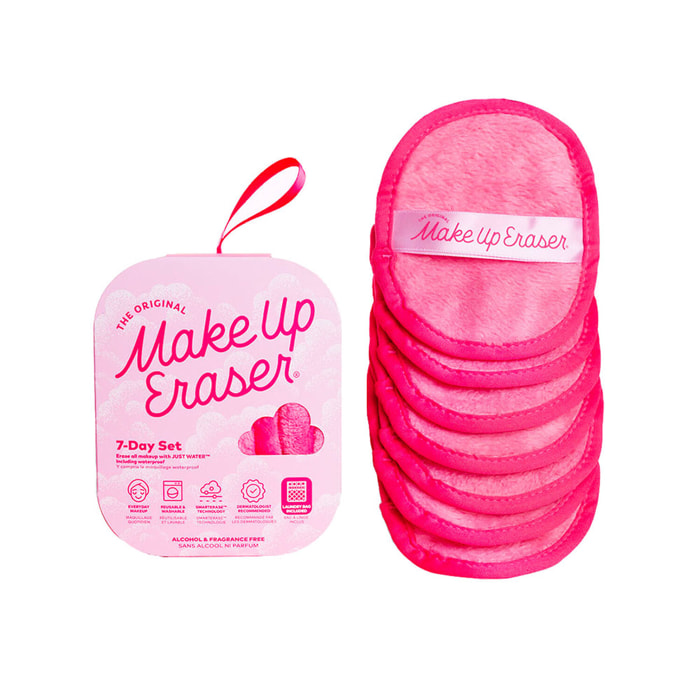 Original Pink 7-Day Set  - Serviette Démaquillante Réutilisable x7