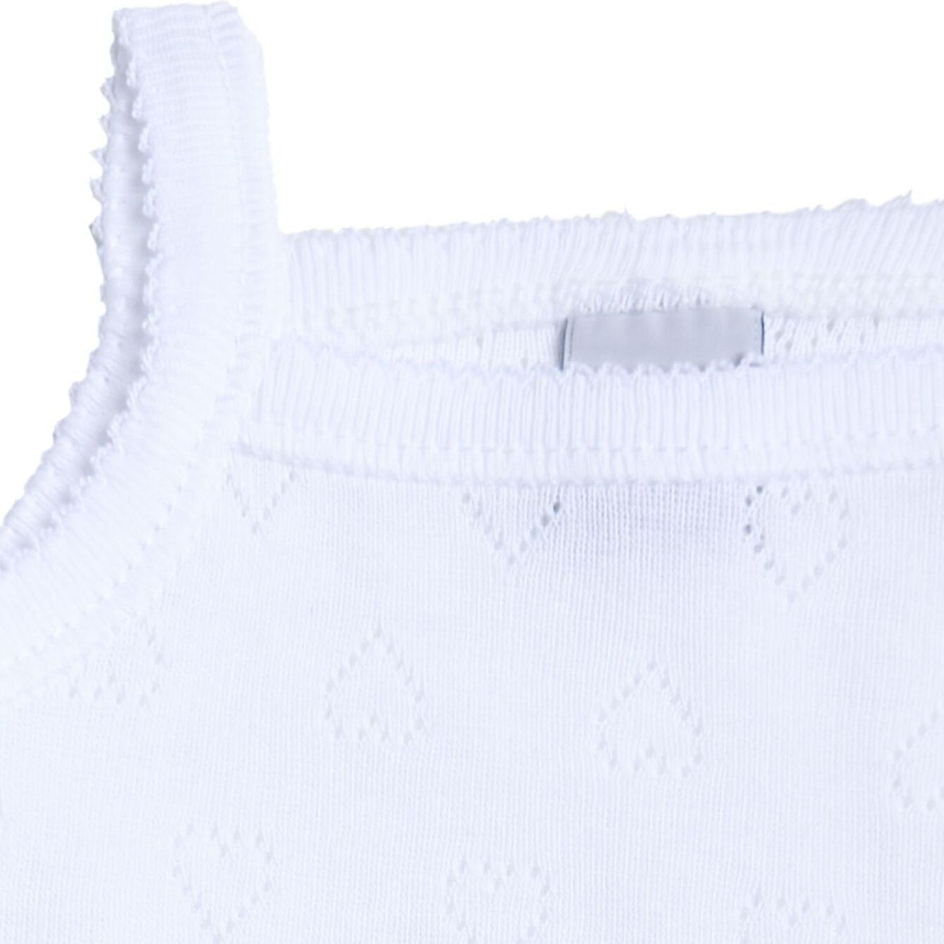 Body bebé tirantes finos calado corazón