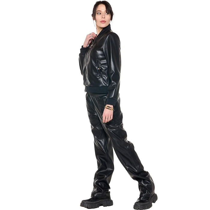 Cazadora bomber de invierno de mujer "Black Ring"