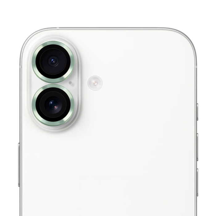 Protectores individuales de cristal templado para cámara de iPhone 17.