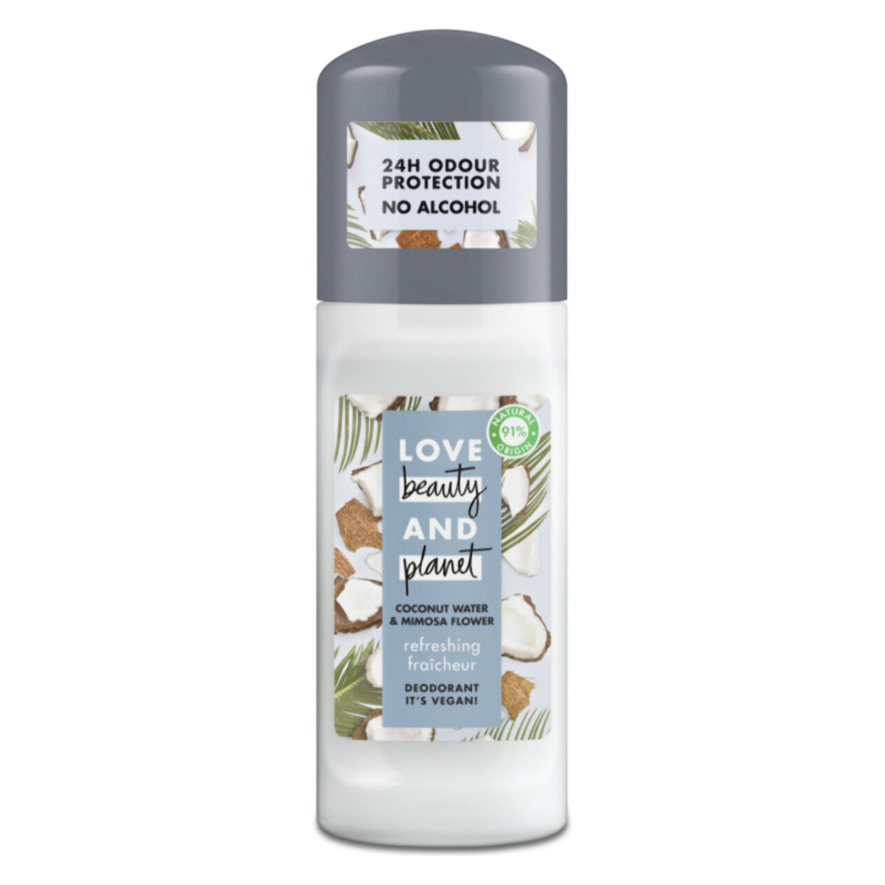 Pack de 3 - Love Beauty And Planet Déodorant Roll On Fraicheur