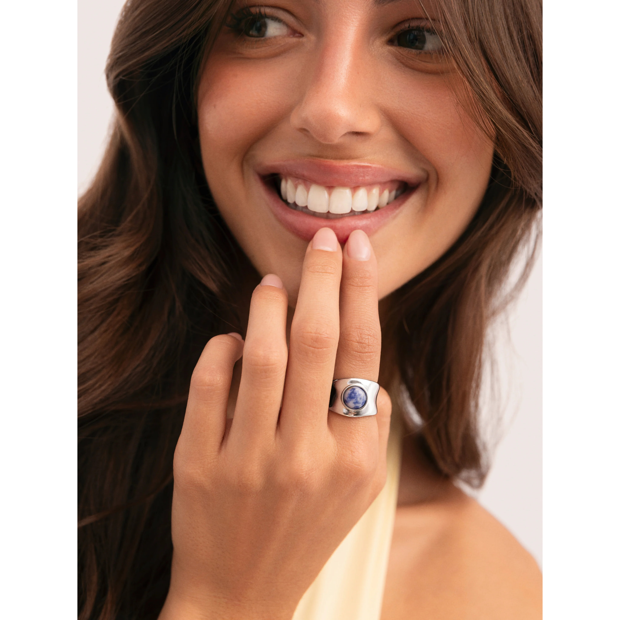 Anello My Cianita Acier