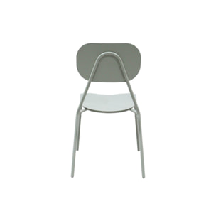 Chaise de jardin aluminium (lot de 4) AVELIA