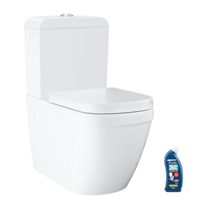 GROHE WC à poser sans bride Euro Ceramic + abattant et nettoyant