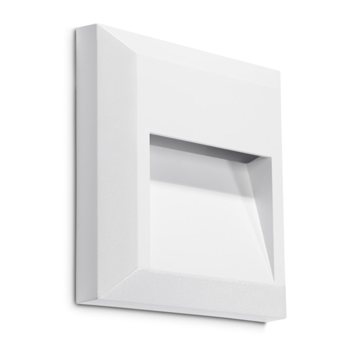 LEDS C4 Aplique Ip66 Kossel Indirect Square 125Mm Led 1.5W Blanco Neutro - 4000K Blanco