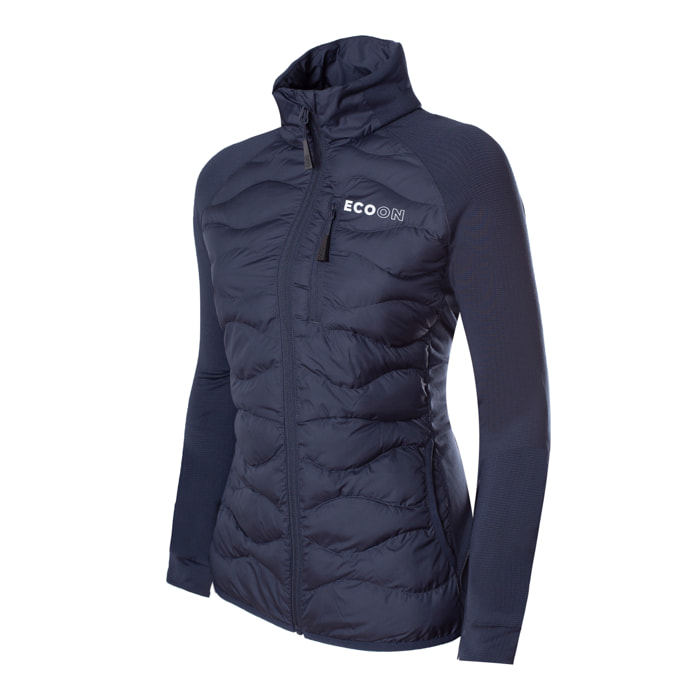 Chaqueta ECOActive Hybrid Insulated Jacket Women dela marca ECOON - Azul