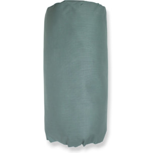 LENZUOLO SOTTO CON ANGOLI LETTO PIAZZA E MEZZA IN COTONE 60 FILI SALVIA H.30