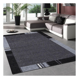 Tapis salon et chambre tissé motif simple BUKU