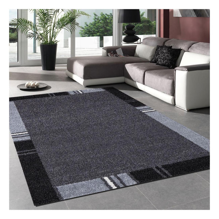 Tapis salon et chambre tissé motif simple BUKU