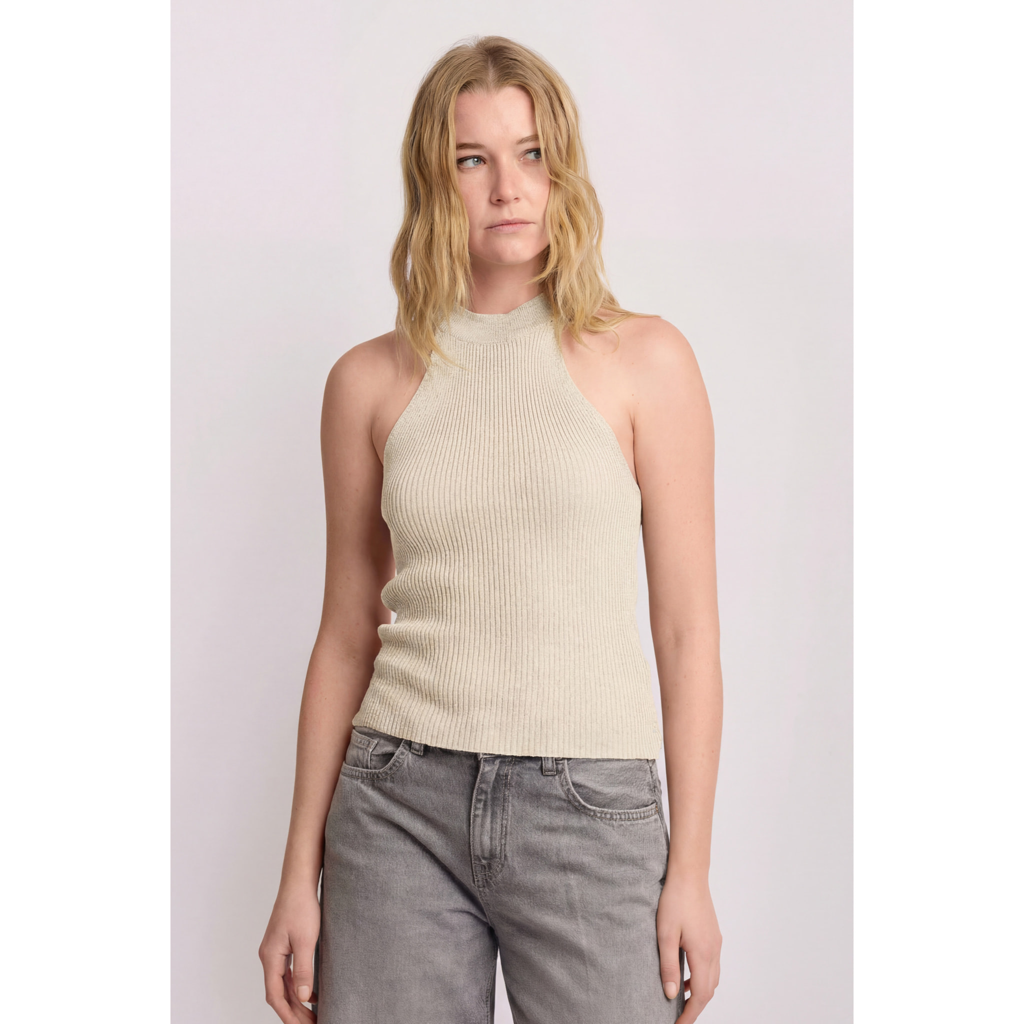 Kocca - Top con scollo all'americana Donna, Tinta unita, Scollo americano
