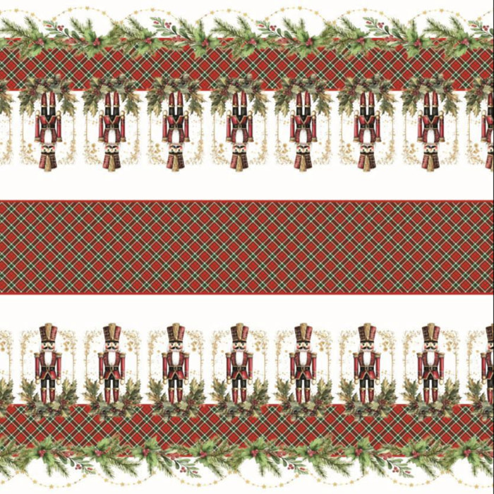 CASSESE HOME Tovaglia No Stiro Breccia Natale In Poliestere Made In Italy_Dec.Q