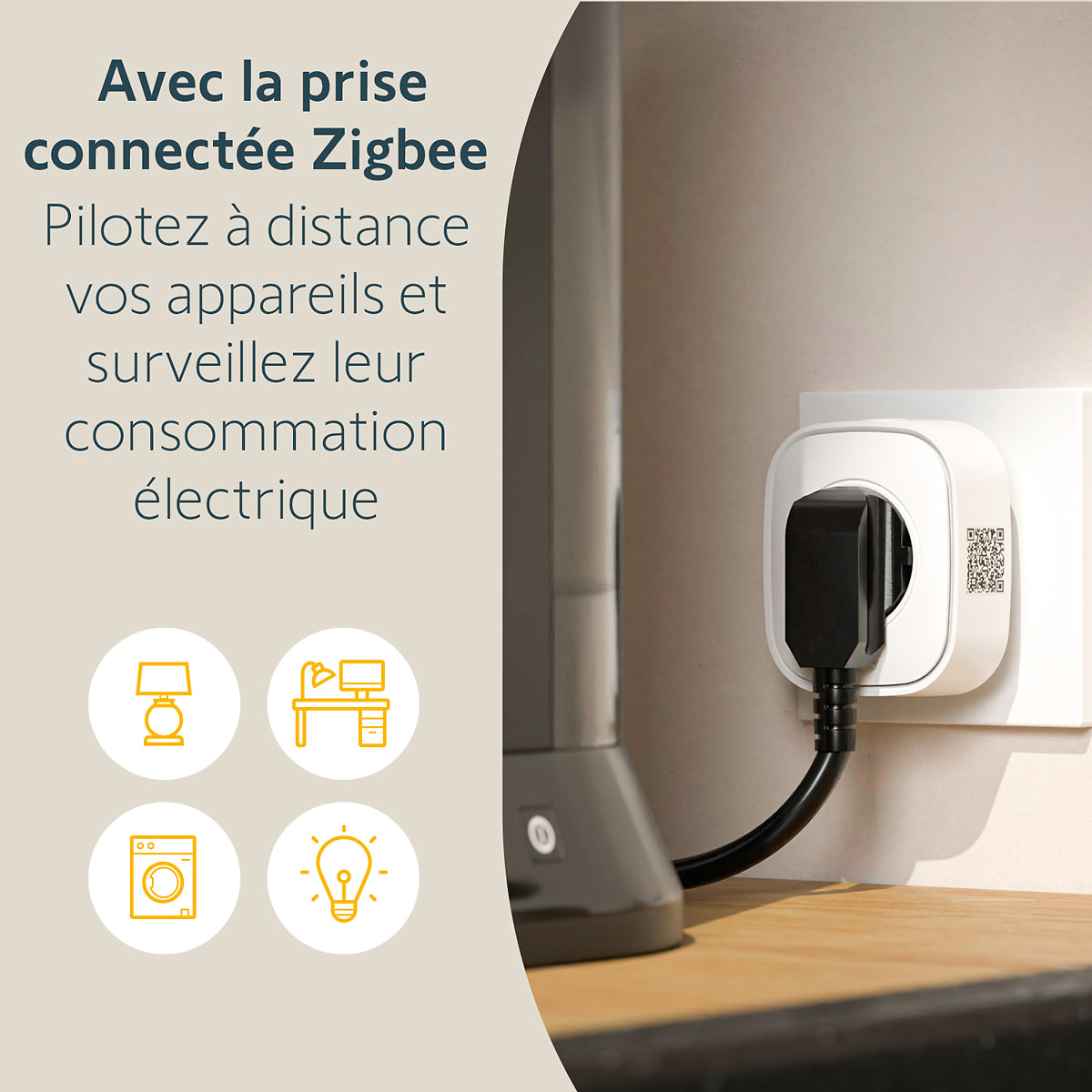 Pack TaHoma switch + 3 prises connectées Zigbee - Pour centraliser et connecter votre logement