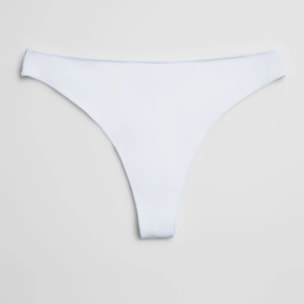 Perizoma basico in cotone bianco