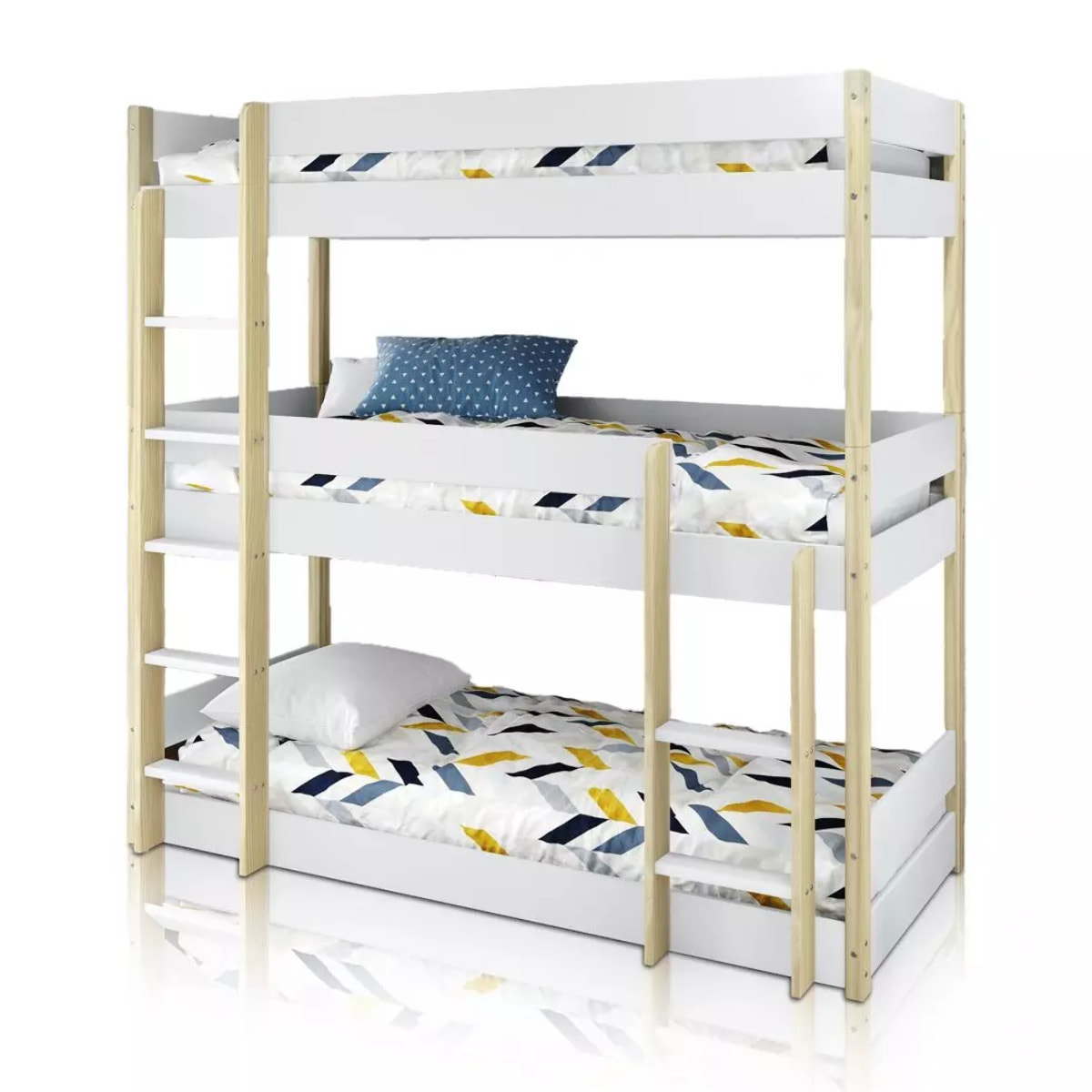 Litera Tristack Blanco - Oak Soft