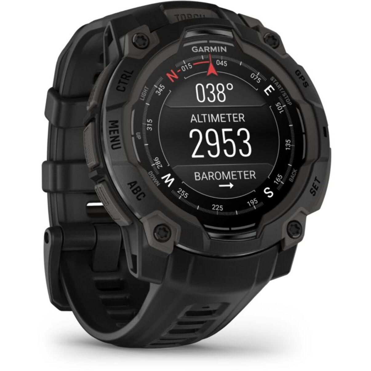 Montre sport GARMIN Instinct3 Amoled 45mm Noir Bracelet noir