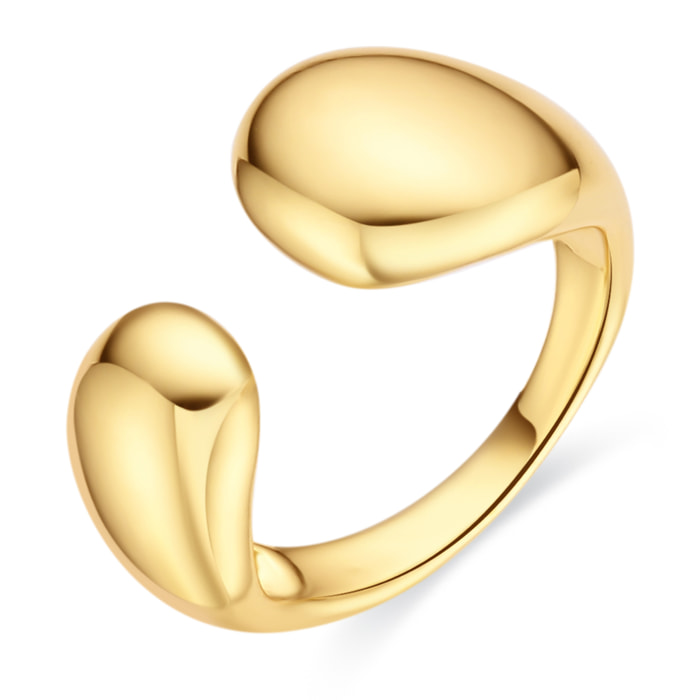 Anillo Bubty acabado oro amarillo 18k
