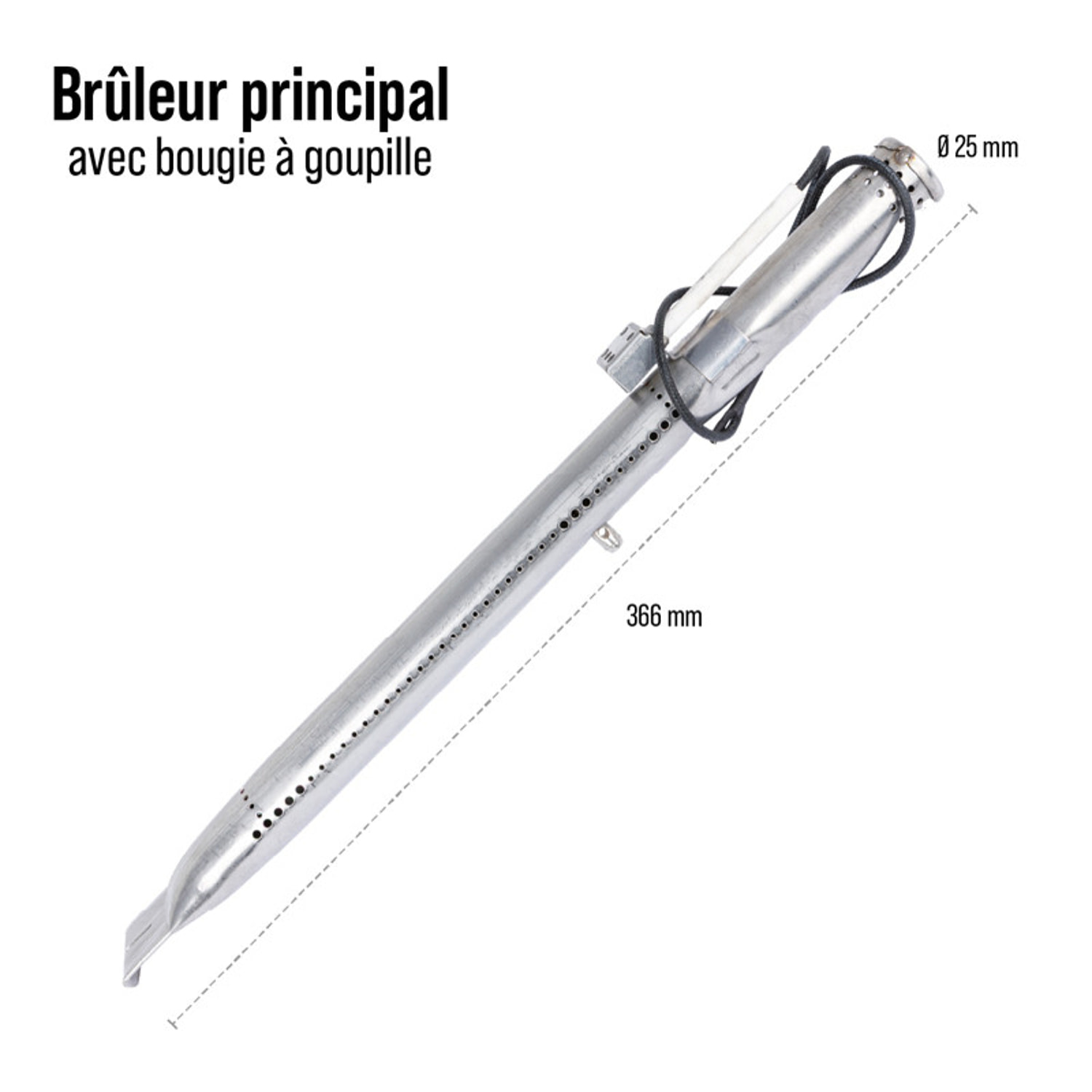 Brûleurs avec bougie a goupille