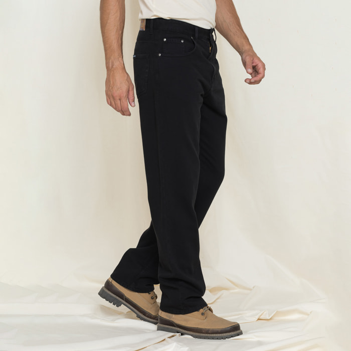 PANTALONI STRAIGHT FIT IN BULL DENIM OLD STYLE