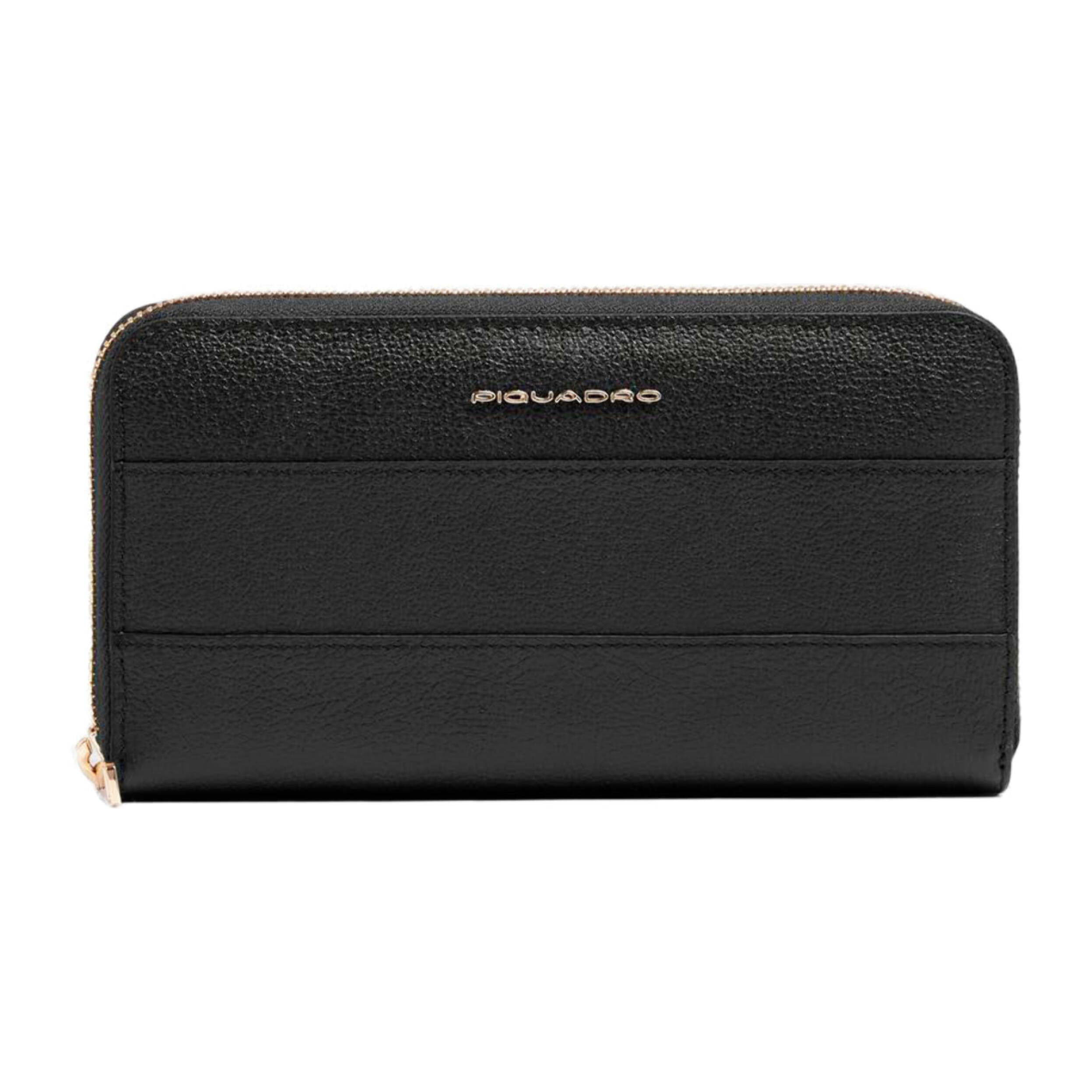 Piquadro Portafogli donna grande zip-around