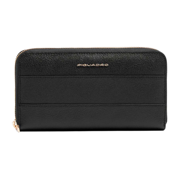 Piquadro Portafogli donna grande zip-around
