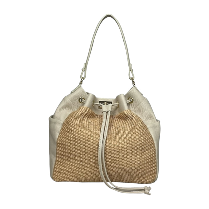 Bolso de hombro Cheval Firenze Creta Beige