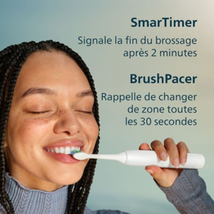 Brosse à dents électrique PHILIPS HX4022/01 Serie 2100 Blanche