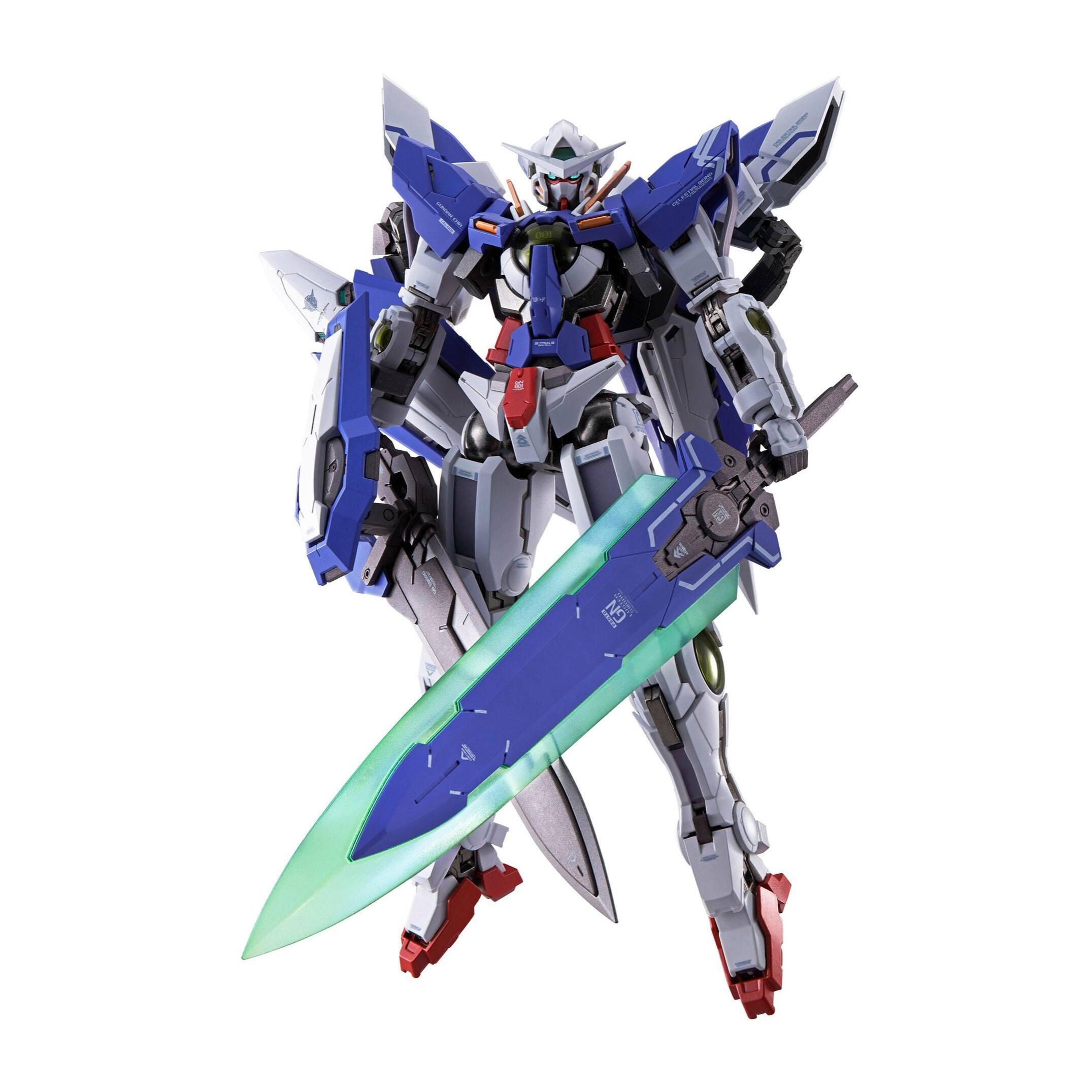 Gundam Mobile Suit Gundam 00 Figure Pvc Metal Build Devise Exia 18 Cm Bandai